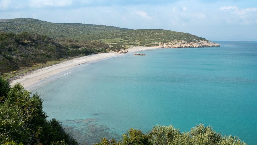Spiaggia di Coequaddus a Sant'Antioco